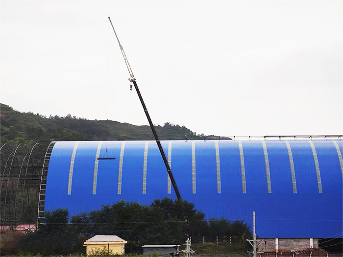 长乐煤棚网架工程